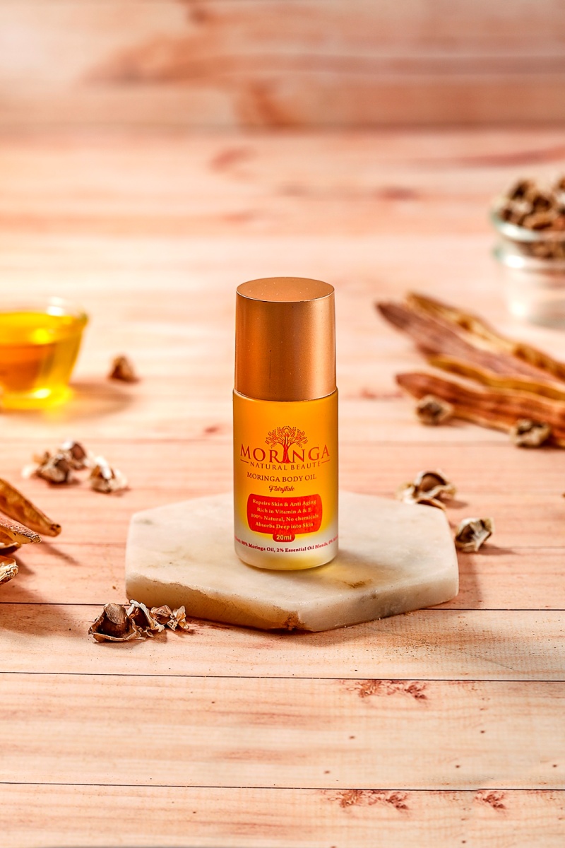 MORINGA BODY OIL - NATURAL BLEND SERIES (20ML X 5 BOTTLES)