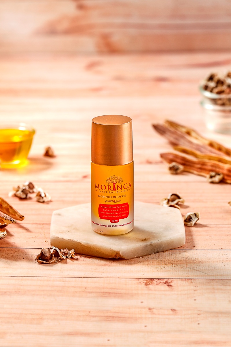 MORINGA BODY OIL - NATURAL BLEND SERIES (20ML X 5 BOTTLES)