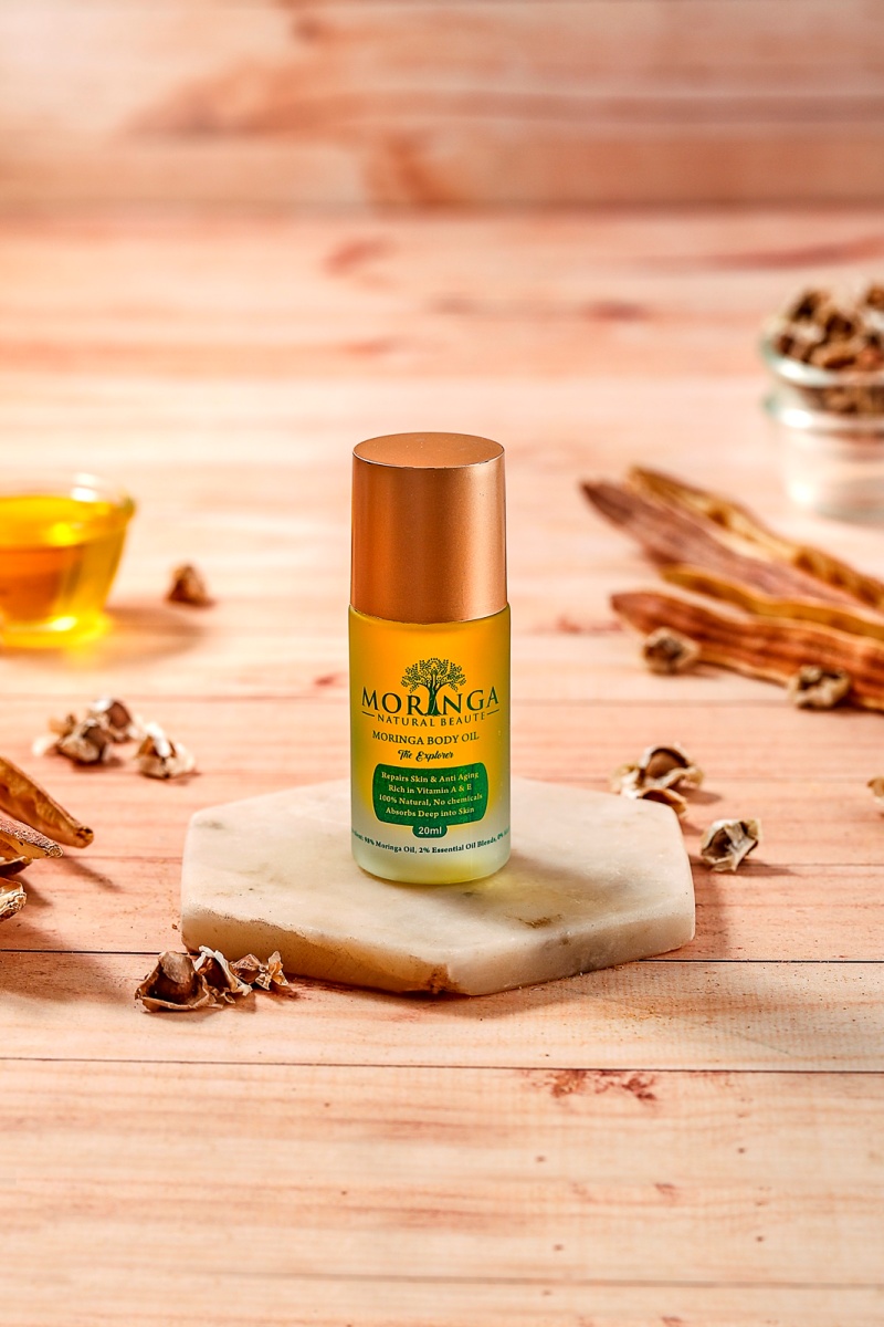 MORINGA BODY OIL - NATURAL BLEND SERIES (20ML X 5 BOTTLES)