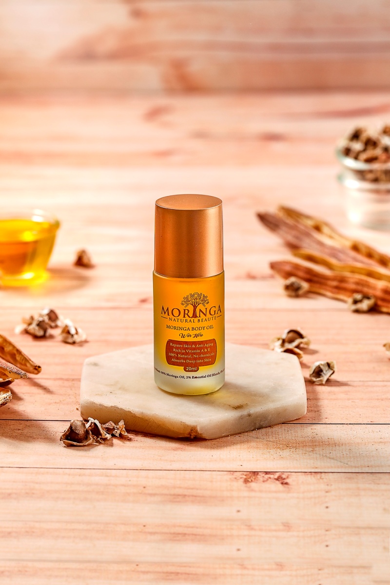 MORINGA BODY OIL - NATURAL BLEND SERIES (20ML X 5 BOTTLES)