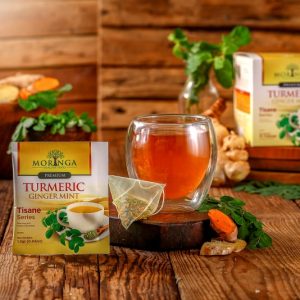 Moringa Tisane : Turmeric Ginger Mint