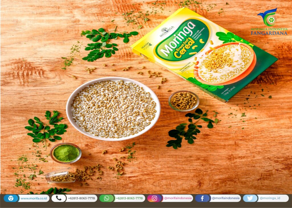 HEALTHY BREAKFAST WITH MORINGA CEREAL