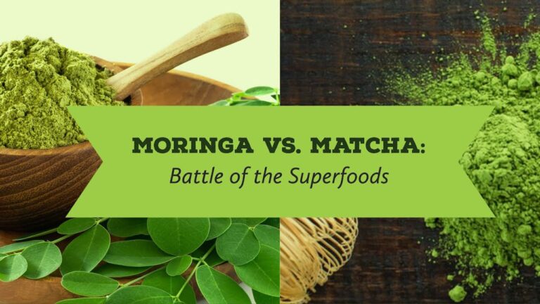 THE DIFFERENCES OF MORINGA WITH MATCHA AND THE “BATTLES” OF BOTH