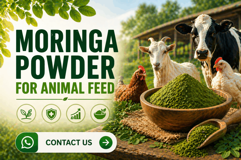 Moringa Powder for Animal Feed: Benefits, Potential, and B2B Opportunities