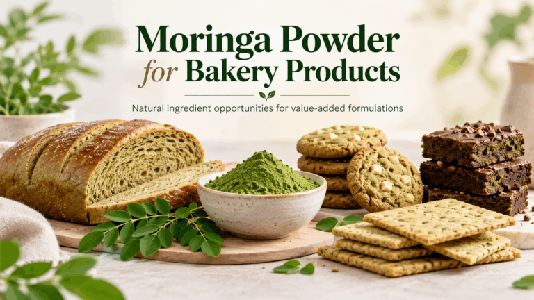 Moringa Powder for Bakery Products: A Natural Ingredient Opportunity for Value-Added Formulations